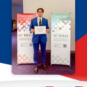 Estudiante de la UPTP presenta investigación sobre robótica industrial en congreso internacional en Japón