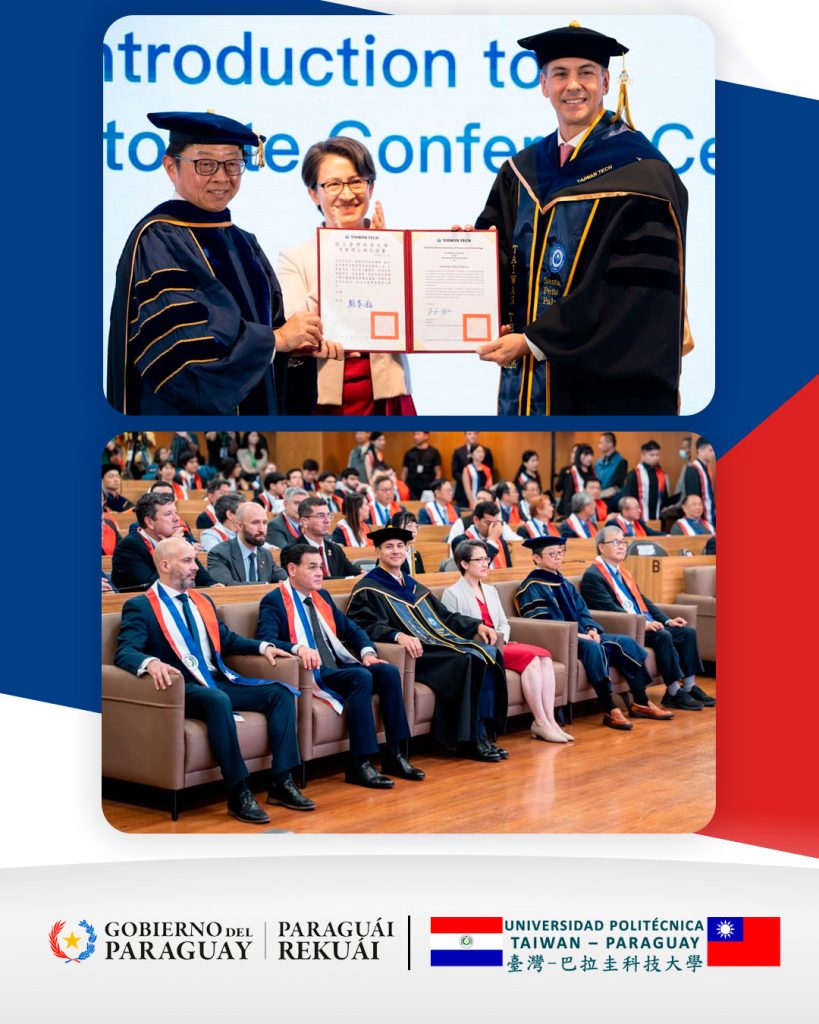 Ceremonia de Investidura: Santiago Peña, Doctor Honoris Causa por Taiwan Tech