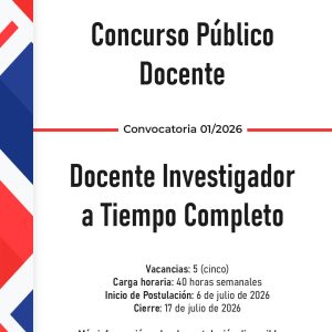 📢 Convocatoria abierta